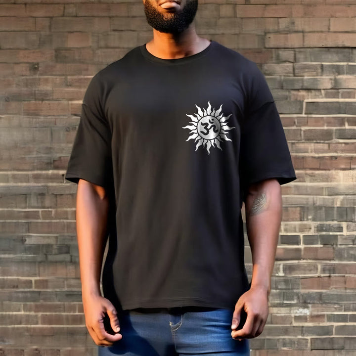 Buddha Stones Sonne OM Symbol Design T T-shirt - image 3