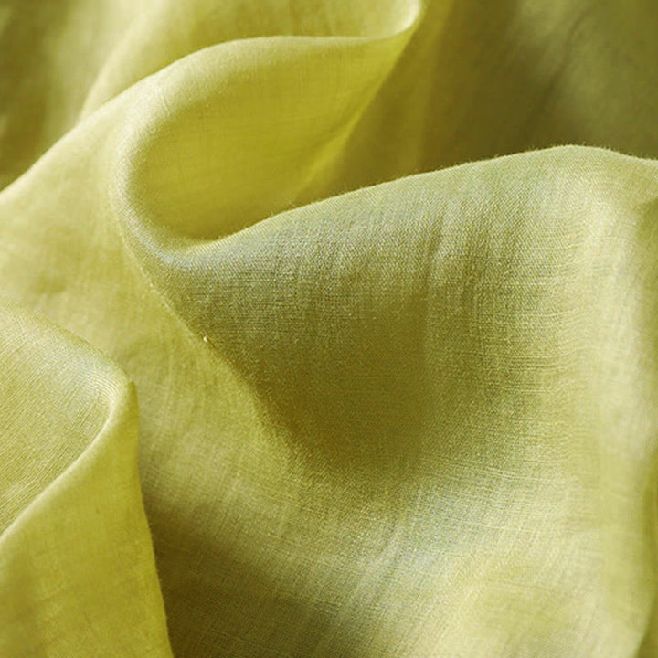 Buddha Stones – Einfarbige, weit geschnittene Damenhose mit Schnürung - image 18