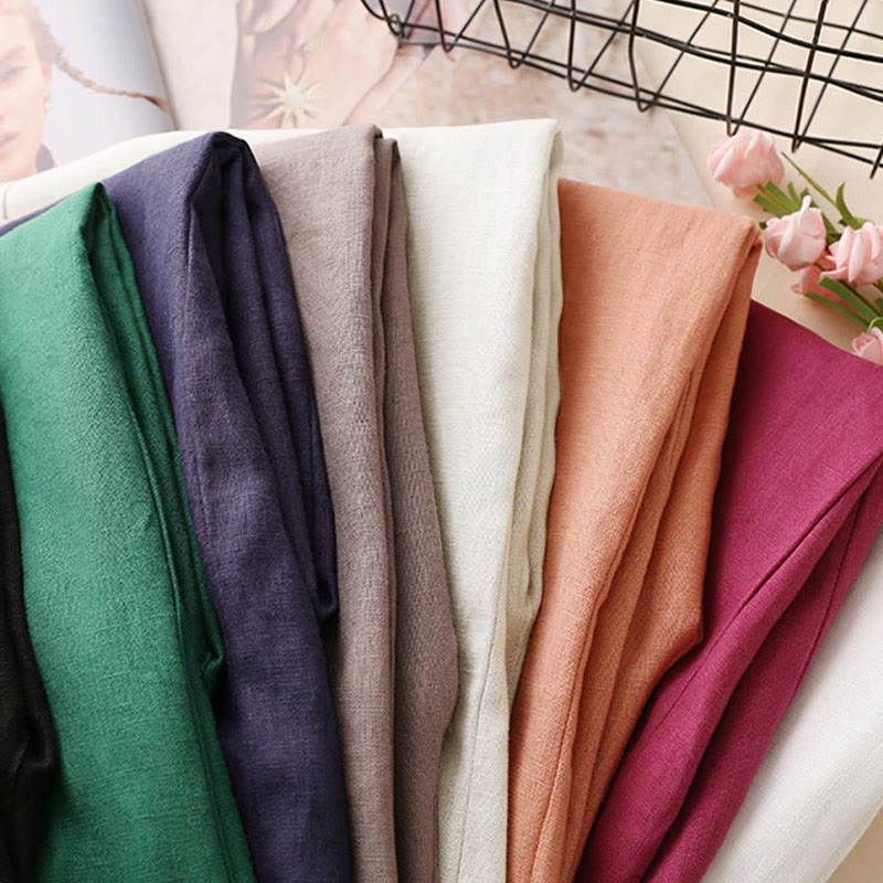 Buddha Stones – Lässige Hose mit hoher Taille, Schnürung und weitem Bein und Taschen - image 1