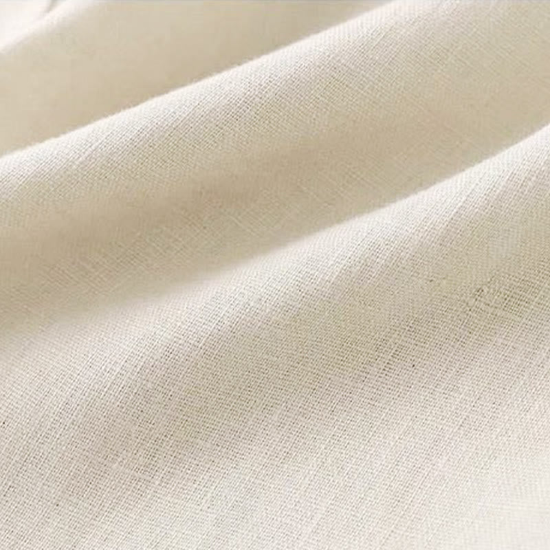 Buddha Stones – Lässige Hose mit hoher Taille, Schnürung und weitem Bein und Taschen - image 27