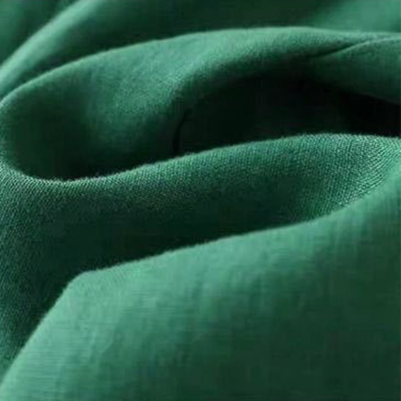 Buddha Stones – Lässige Hose mit hoher Taille, Schnürung und weitem Bein und Taschen - image 8