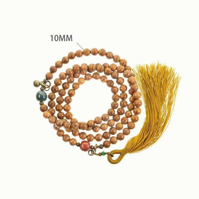 108 Mala Perlen Bodhi Seed Wisdom Peace Quastenarmband - image 11