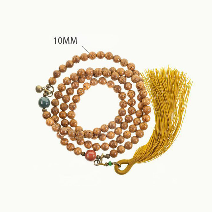 108 Mala Perlen Bodhi Seed Wisdom Peace Quastenarmband - image 11