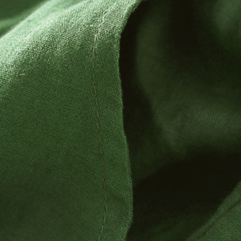 Buddha Stones Damen-Shorts aus Baumwolle mit einfarbiger Unterseite, hohlem Spitzendesign und Schnürung und Taschen - image 35