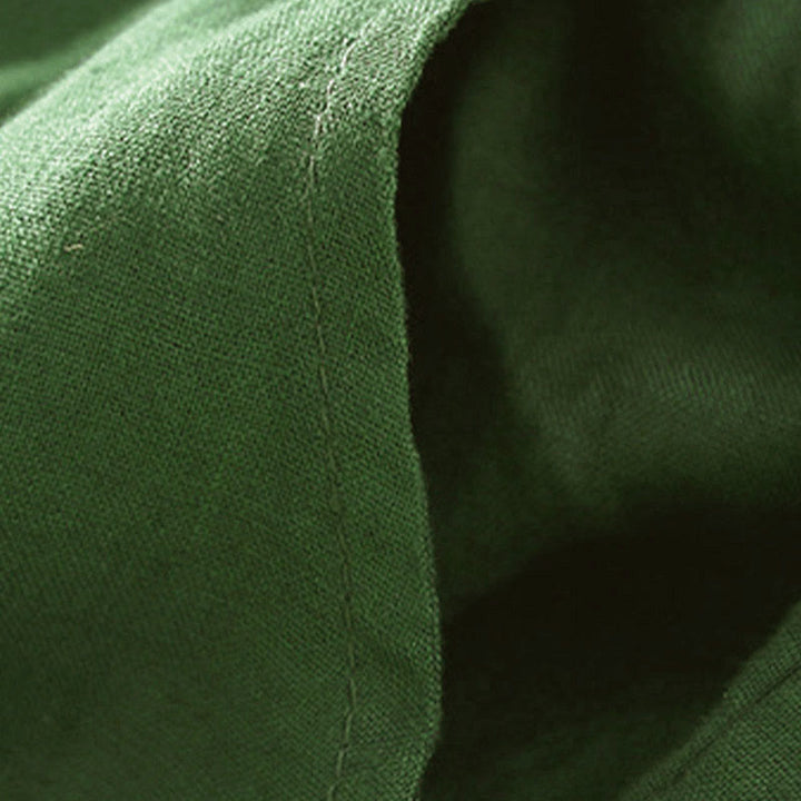 Buddha Stones Damen-Shorts aus Baumwolle mit einfarbiger Unterseite, hohlem Spitzendesign und Schnürung und Taschen - image 35