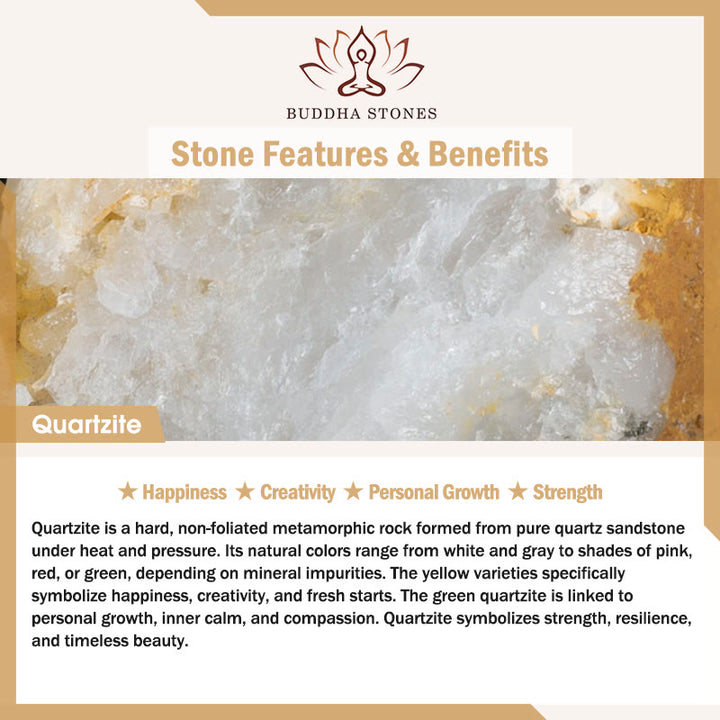 Buddha Stones 108 Mala-Perlen, natürlicher Quarzit, Reichtum, Glück, Armband - image 16