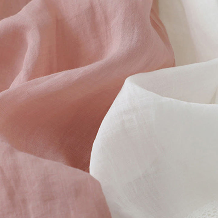 Buddha Stones Damenrock aus Baumwolle mit elastischer Taille und einfarbiger Spitze - image 19