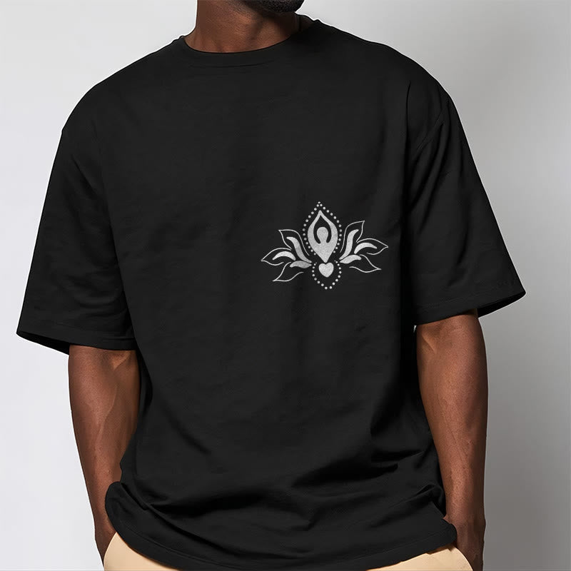 Buddha Stones Lotus Meditation Buddha Muster Design T T-shirt - image 7