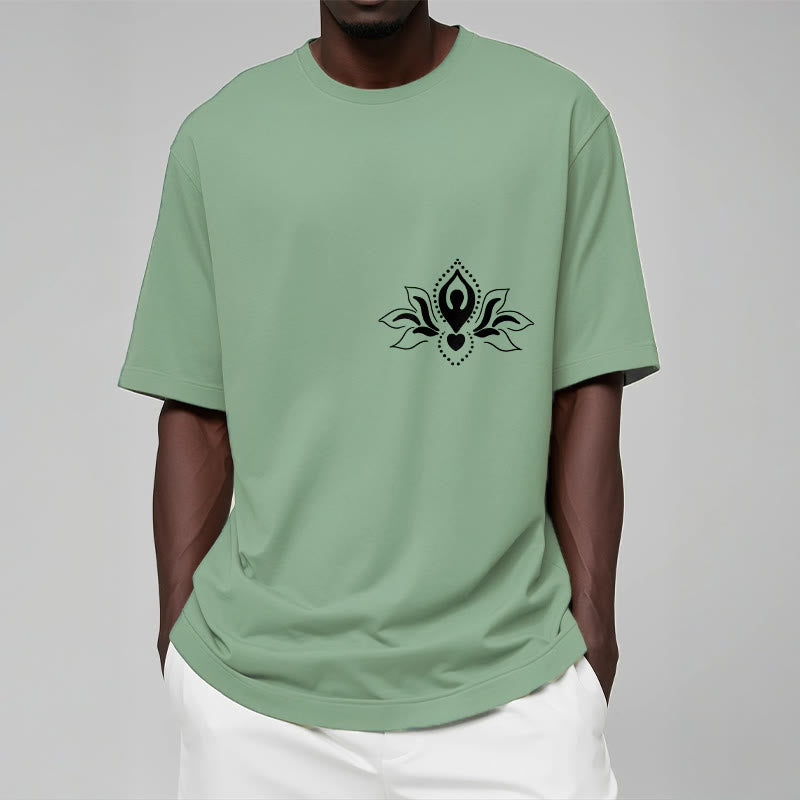 Buddha Stones Lotus Meditation Buddha Muster Design T T-shirt - image 16