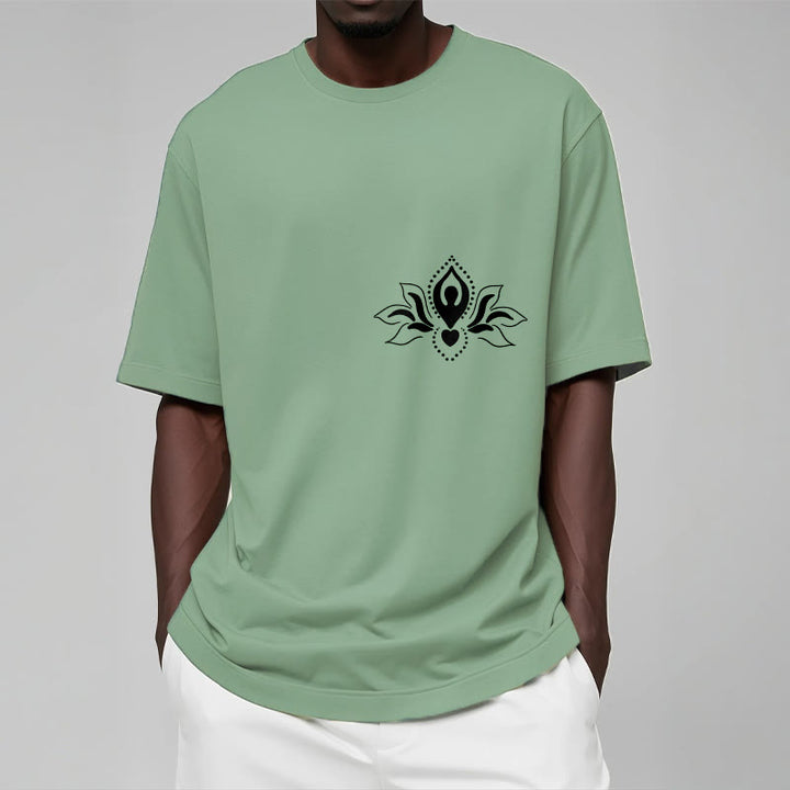 Buddha Stones Lotus Meditation Buddha Muster Design T T-shirt - image 16