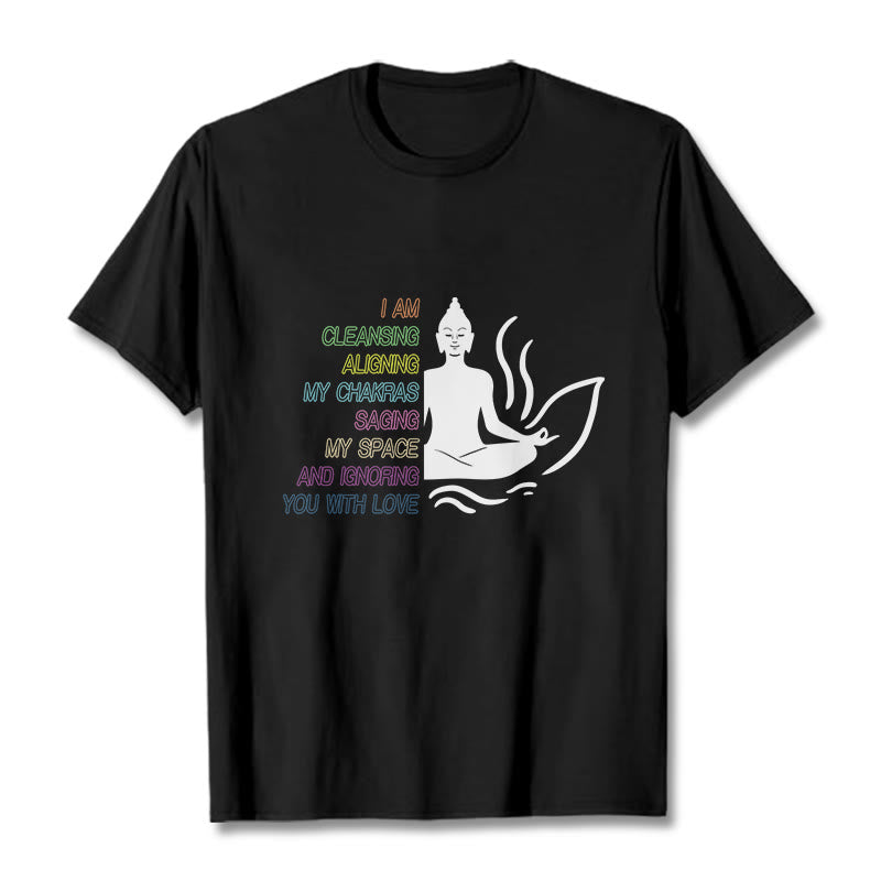 Buddha Stones Buddha Lotus Blume Meditation Design T T-shirt - Schwarz - 灰色 - image 5
