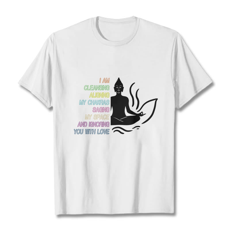 Buddha Stones Buddha Lotus Blume Meditation Design T T-shirt - Weiß - 灰色 - image 1