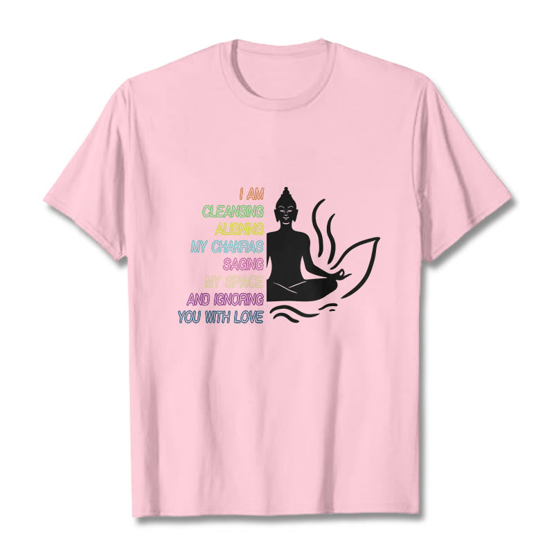 Buddha Stones Buddha Lotus Blume Meditation Design T T-shirt - Hellrosa - 灰色 - image 13