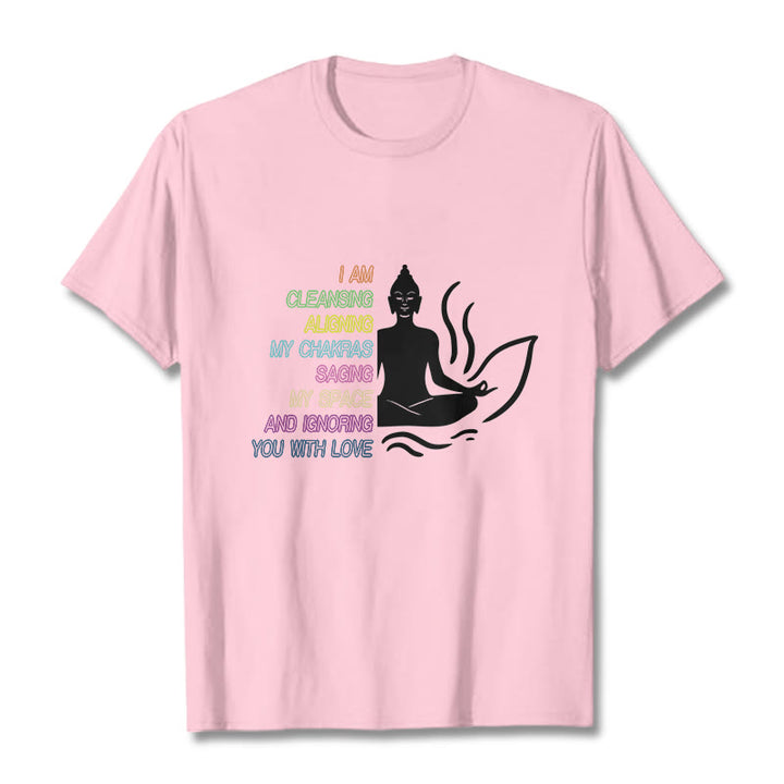 Buddha Stones Buddha Lotus Blume Meditation Design T T-shirt - Hellrosa - 灰色 - image 13