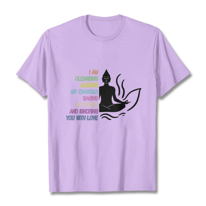 Buddha Stones Buddha Lotus Blume Meditation Design T T-shirt - Pflaume - 灰色 - image 17