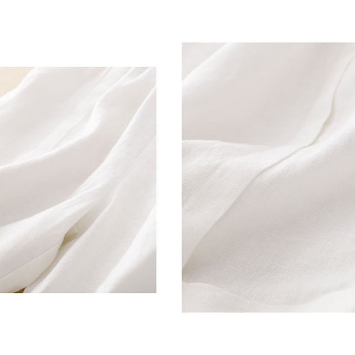 Buddha Stones Lässige, einfarbige Baumwoll-Shorts für Damen mit Taschen - image 33