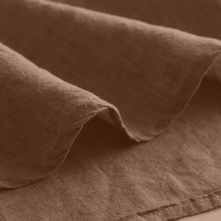 Buddha Stones Lässiges, schlichtes Damen-Hemd mit Rundhalsausschnitt und Dreiviertelärmeln - image 3