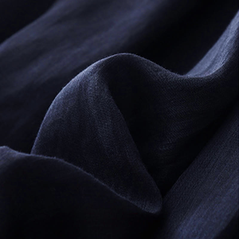 Buddha Stones Lässige, lockere, doppellagige, kurze Hose in 7-8 Länge für Damen mit Taschen - image 8