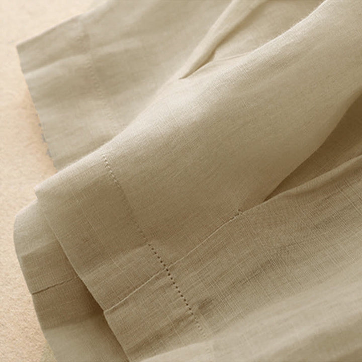 Buddha Stones Lässige, lockere, doppellagige, kurze Hose in 7-8 Länge für Damen mit Taschen - image 22