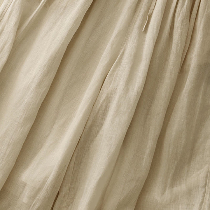 Buddha Stones Lässige, lockere, doppellagige, kurze Hose in 7-8 Länge für Damen mit Taschen - image 27