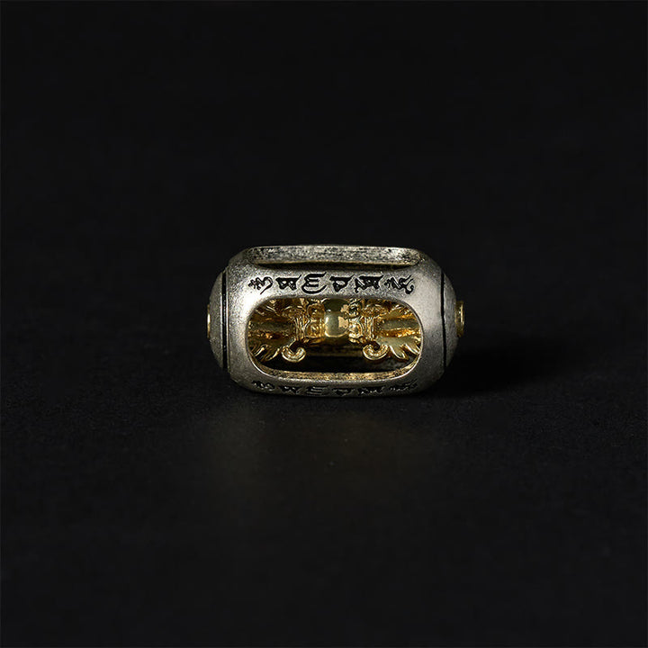 Buddha Stones, natürlicher Lavastein, Om Mani Padme Hum Dorje Vajra Heilungsarmband - image 6