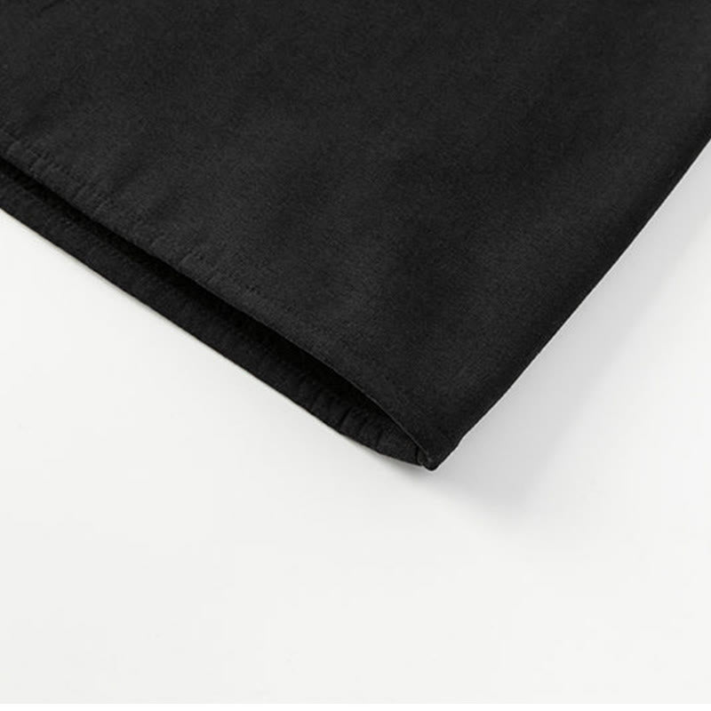 Buddha Stones Winter-Herren-Baumwoll-Langarmjacke mit besticktem Schmetterlingsband und Fleecefutter - image 5