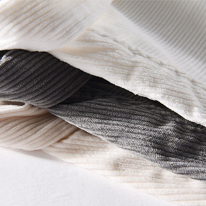 Buddha Stones Spring Plain Simple Buttons Design Cord Herren Langarmjacke mit Taschen - image 17