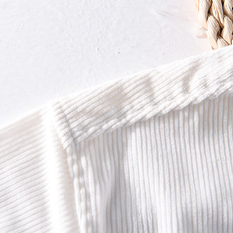 Buddha Stones Spring Plain Simple Buttons Design Cord Herren Langarmjacke mit Taschen - image 8