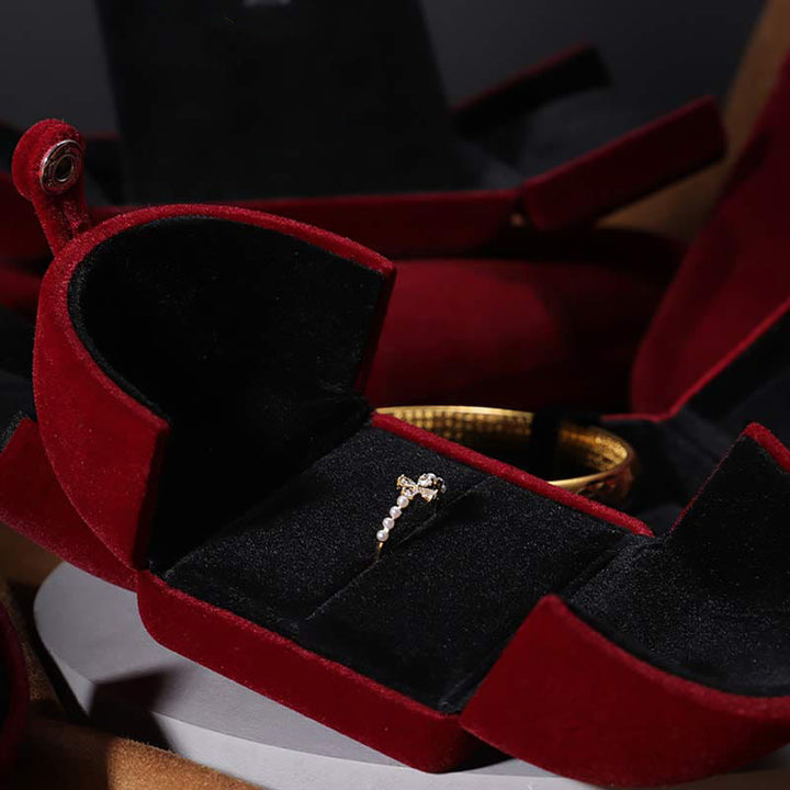 Schmuck-Aufbewahrungsbox, Flanell-Geschenkbox - image 5