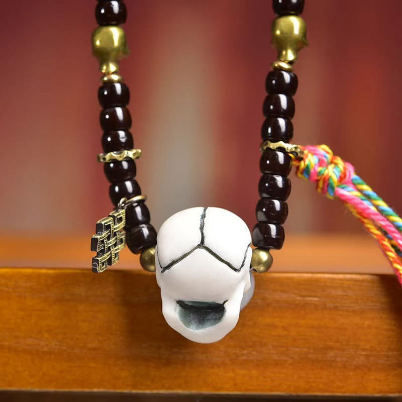 Buddha Stones Tibet Coconut Shell Der Herr des Leichenwaldes Positives Armband - image 5