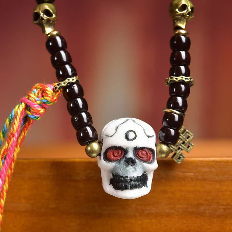 Buddha Stones Tibet Coconut Shell Der Herr des Leichenwaldes Positives Armband - image 3