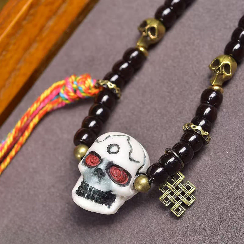 Buddha Stones Tibet Coconut Shell Der Herr des Leichenwaldes Positives Armband - image 4