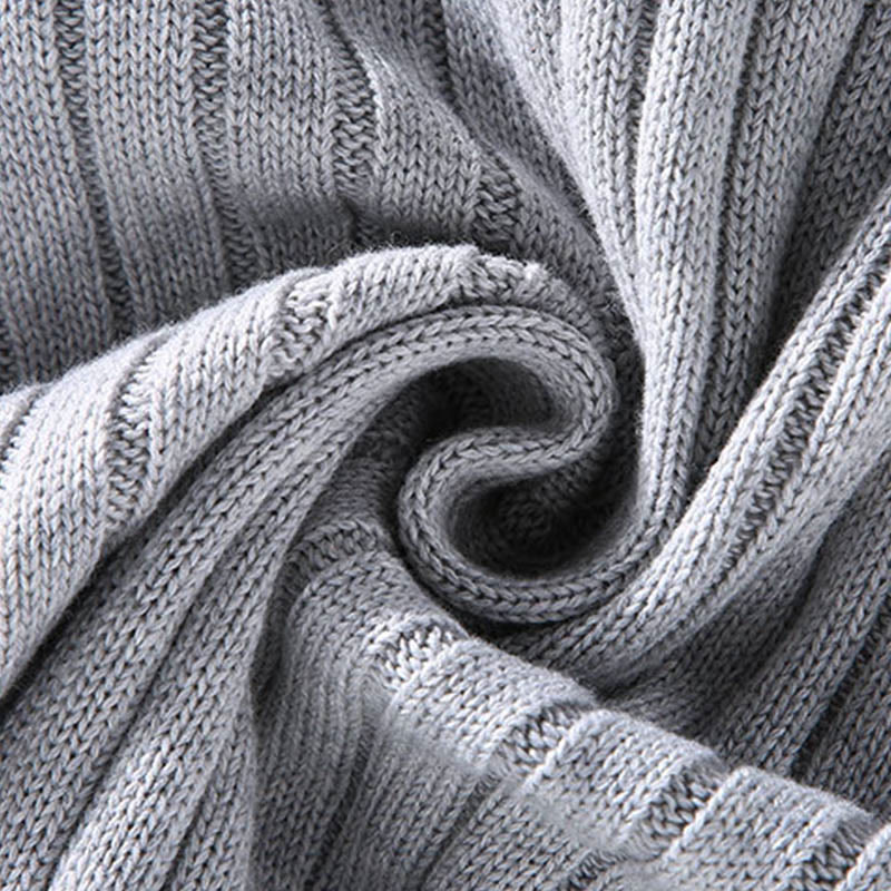 Buddha Stones Spring Plain Zipper Design Baumwolle Herren Langarm Mock Neck Jacke - image 6