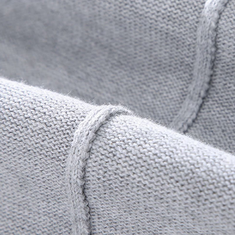 Buddha Stones Herren-Baumwolljacke mit langen Ärmeln und schlichtem Reißverschluss und geripptem Saum - image 8