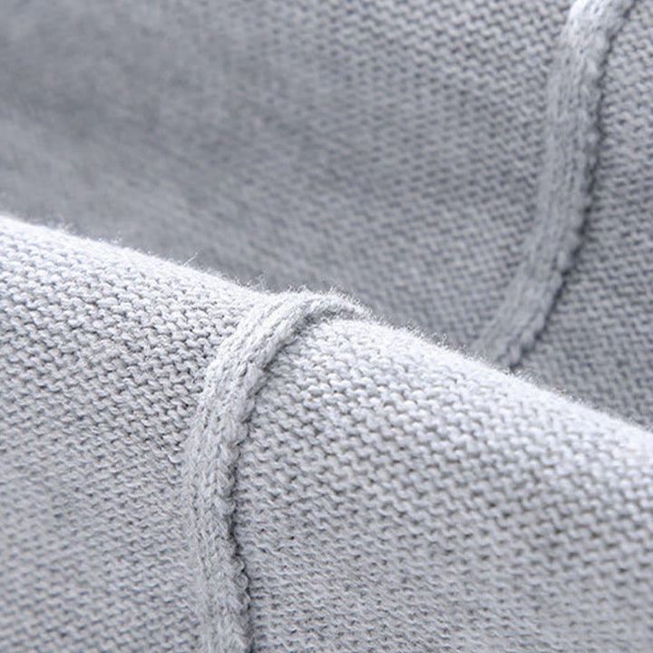 Buddha Stones Herren-Baumwolljacke mit langen Ärmeln und schlichtem Reißverschluss und geripptem Saum - image 8