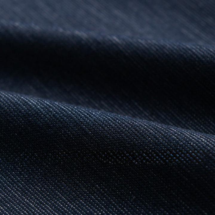 Buddha Stones Fall Pure Color Buttoned Detail Revers Herren Langarmjacke - image 7