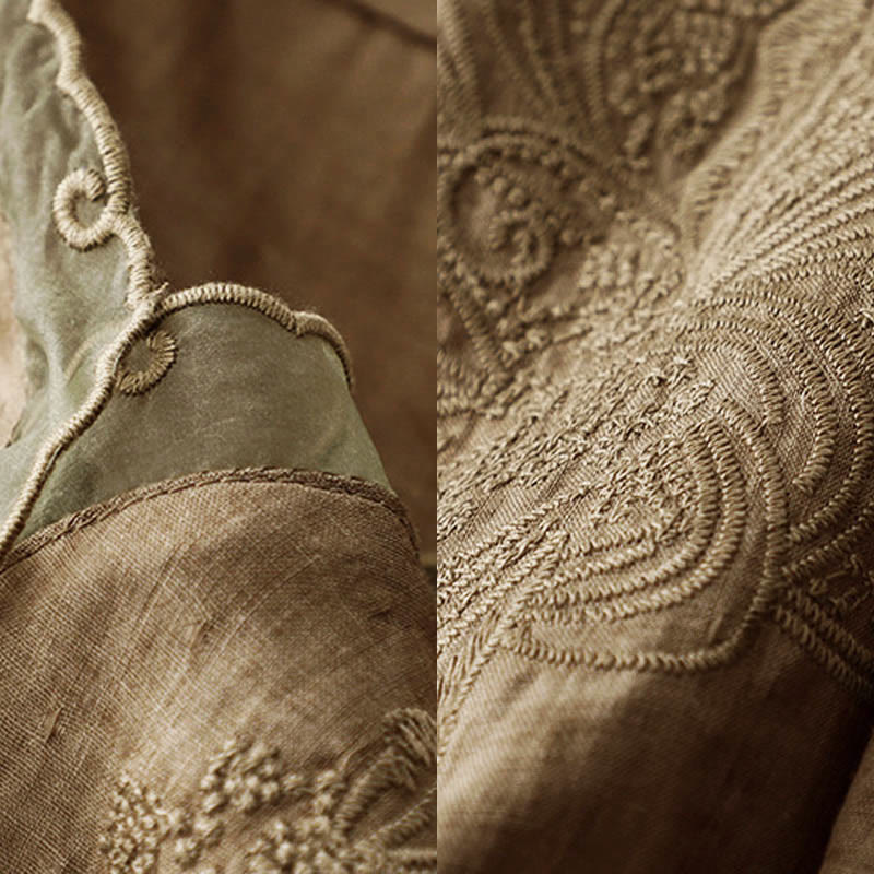 Buddha Stones V-Ausschnitt Schmetterling Damen Halbarm Shirt - image 13