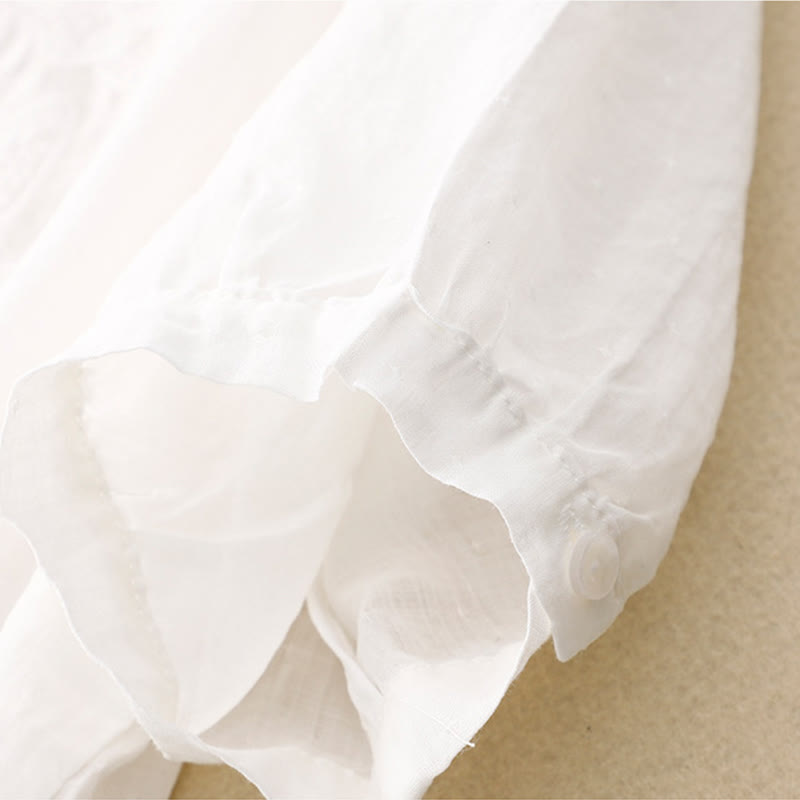 Buddha Stones V-Ausschnitt Schmetterling Damen Halbarm Shirt - image 9