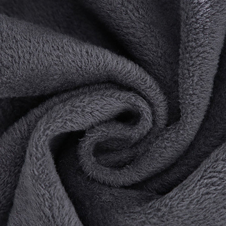 Buddha Stones Herren-Jacke, einfarbig, langärmlig, mit Thermo-Fleece gefüttert, Ramie-Leinen-Baumwoll-Jacke mit Taschen - image 13