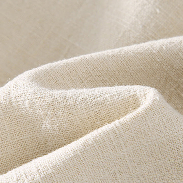 Buddha Stones Herren-Jacke mit Stehkragen, langen Ärmeln, Thermo-Fleece-Futter, Ramie-Baumwolle, mit Taschen - image 13