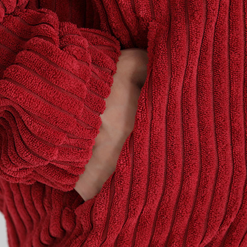 Buddha Stones Herrenjacke aus Baumwollcord mit chinesischen Knöpfen und Taschen, langärmelig - image 15