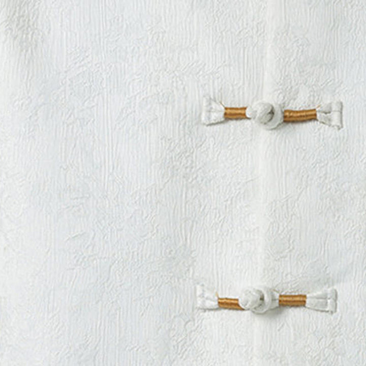 Buddha Stones Jacquard Froschknopf Langarm Herren Baumwolljacke Tang Anzug mit Taschen - image 18