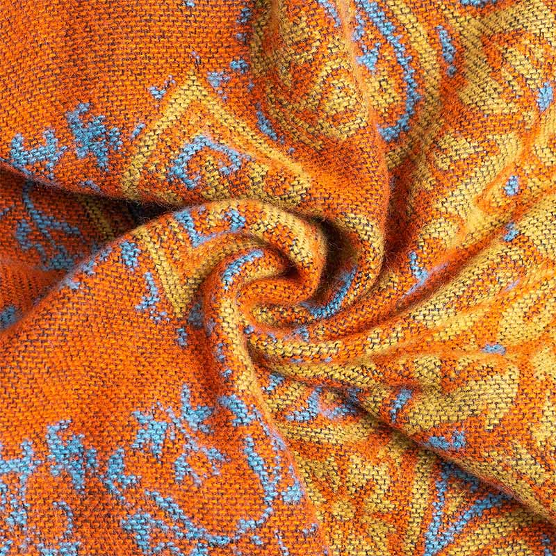 Buddha Stones, tibetisches Farbkontrast-Design, Paisley-Blumenmuster, gemütlicher Schal, Unisex-Schal - image 4