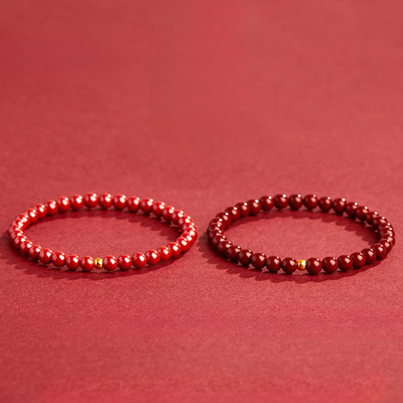 Buddha Stones Zinnober-Türkis-Konzentrationsarmband - image 6