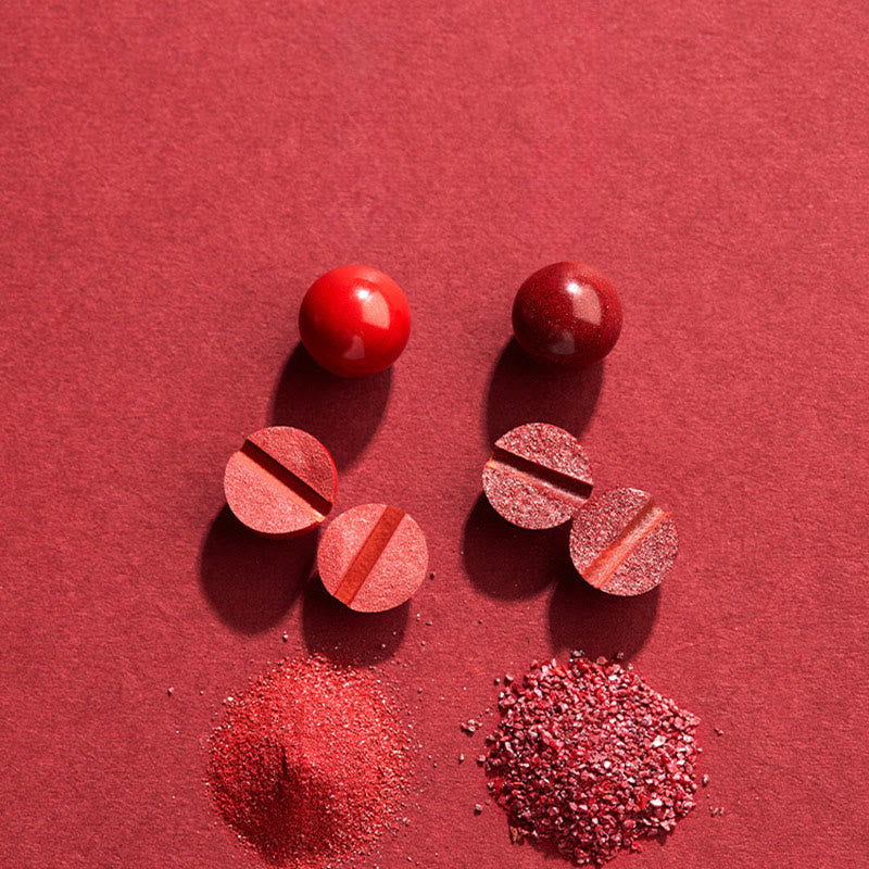 Buddha Stones Natürliches Zinnober-Bernstein-Ruhearmband - image 7