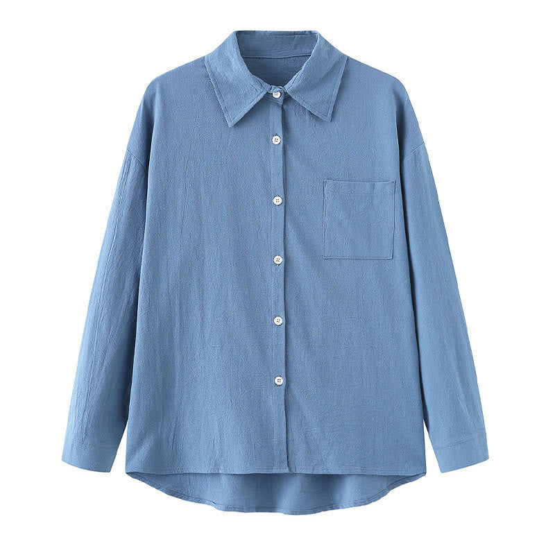 Buddha Stones 2-teiliges Langarm-Shirt-Oberteil mit Taschen und Kordelzughose, Meditationskleidung aus Baumwolle und Leinen für Damen - image 20