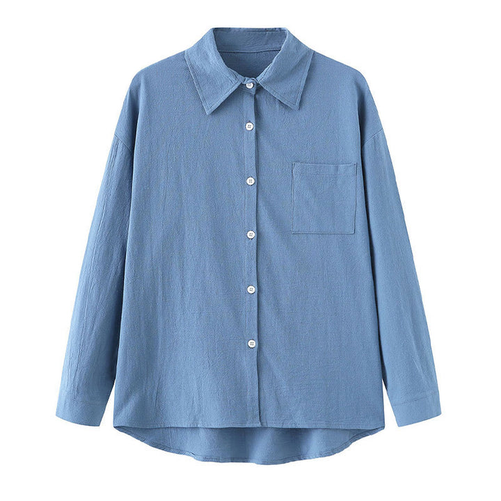 Buddha Stones 2-teiliges Langarm-Shirt-Oberteil mit Taschen und Kordelzughose, Meditationskleidung aus Baumwolle und Leinen für Damen - image 20