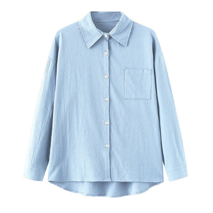 Buddha Stones 2-teiliges Langarm-Shirt-Oberteil mit Taschen und Kordelzughose, Meditationskleidung aus Baumwolle und Leinen für Damen - image 26