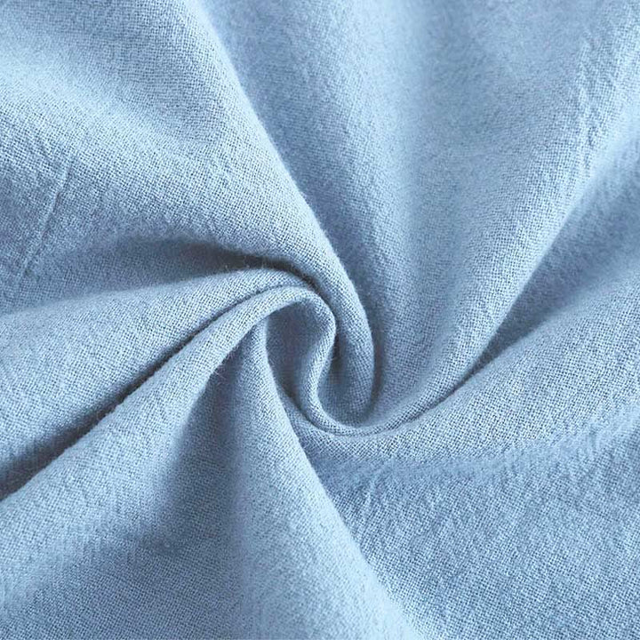 Buddha Stones 2-teiliges Langarm-Shirt-Oberteil mit Taschen und Kordelzughose, Meditationskleidung aus Baumwolle und Leinen für Damen - image 28