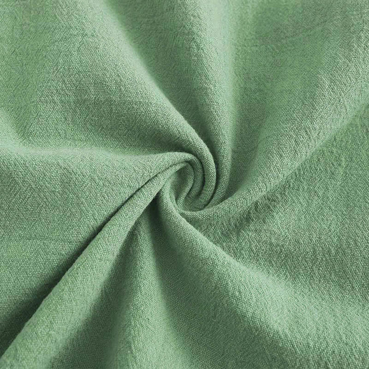 Buddha Stones 2-teiliges Langarm-Shirt-Oberteil mit Taschen und Kordelzughose, Meditationskleidung aus Baumwolle und Leinen für Damen - image 46